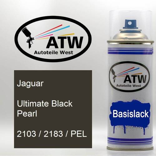 Jaguar, Ultimate Black Pearl, 2103 / 2183 / PEL: 400ml Sprühdose, von ATW Autoteile West.